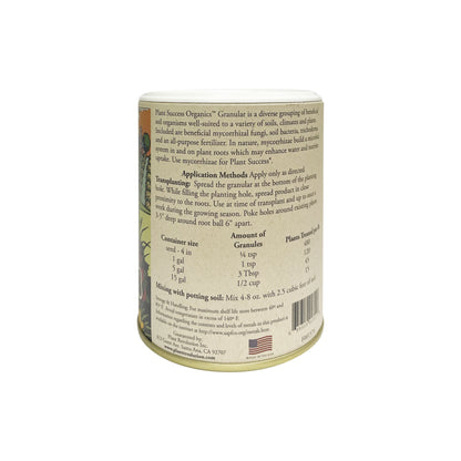 PLANT SUCCESS ORGANICS GRANULAR Complejo De Micorrizas 100% Orgánico Mejora La Absorción De Nutrientes