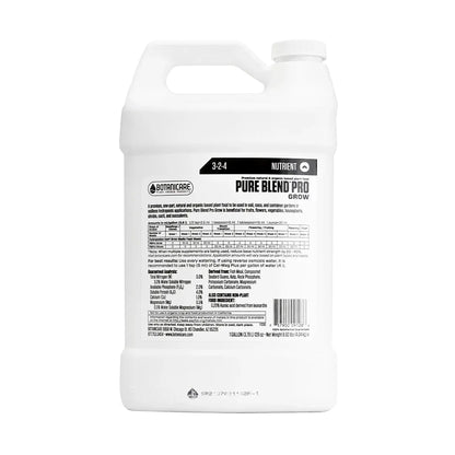PURE BLEND PRO GROW | Botanicare - Fertilizante Base Para Vegetación Mejora El Desarrollo De Tallos Y Hojas