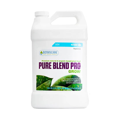 PURE BLEND PRO GROW | Botanicare - Fertilizante Base Para Vegetación Mejora El Desarrollo De Tallos Y Hojas
