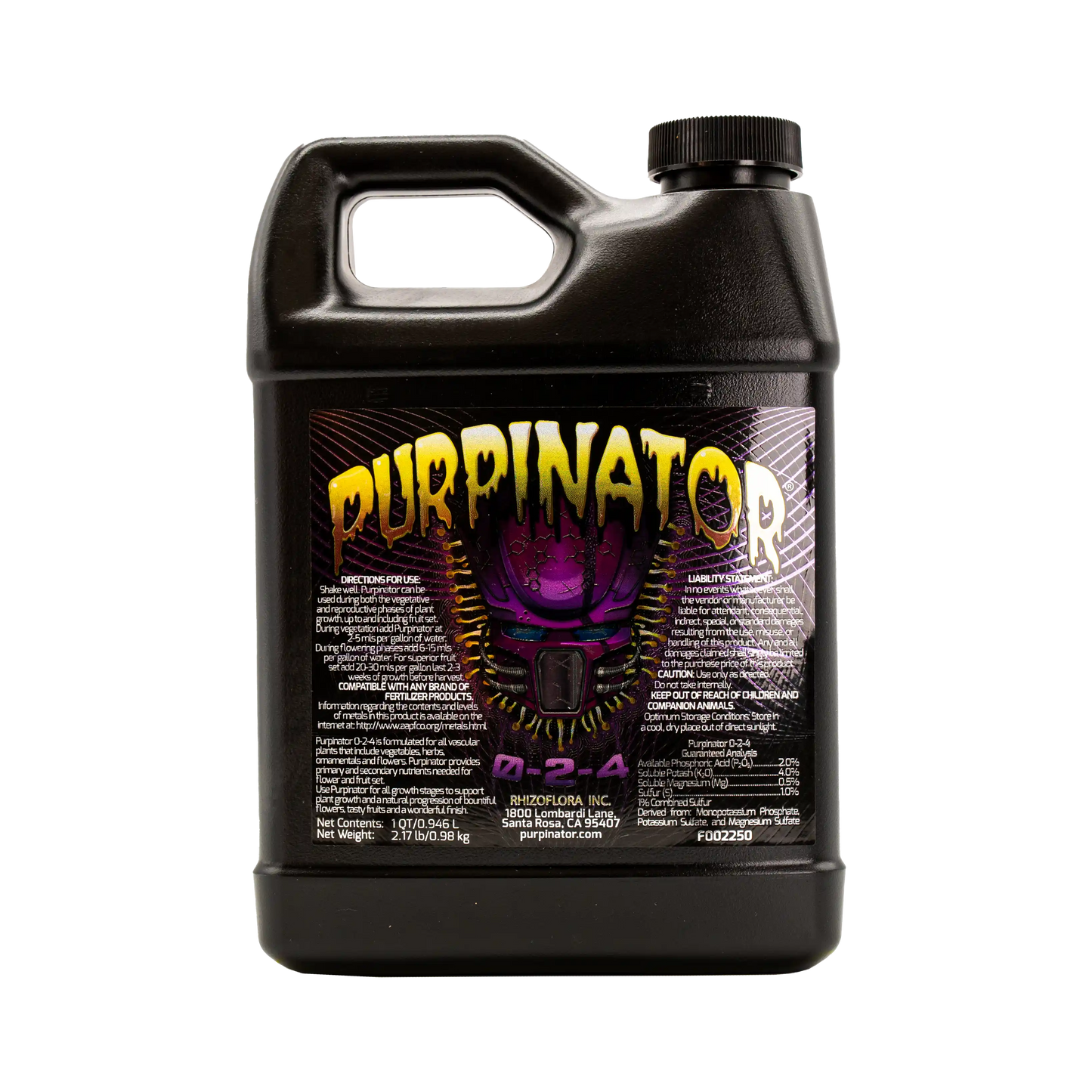 PURPINATOR Aditivo Para Floración, Maximiza Aromas Y Sabores