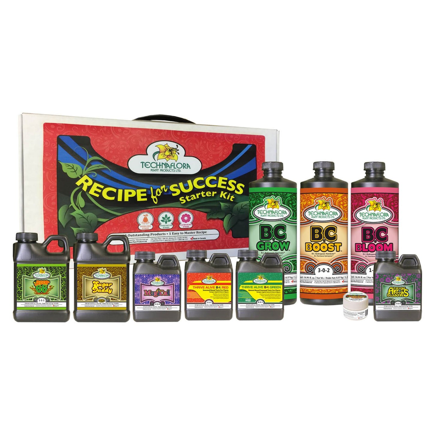 Recipe For Success | TechnaFlora - Kit Completo De Auto Cultivo Para Todas Las Etapas