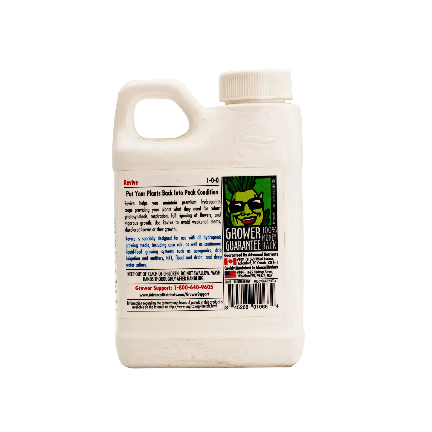 REVIVE Fórmula Revitalizadora Para Plantas Alivia El Estrés y Debilidad De Tus Cultivos