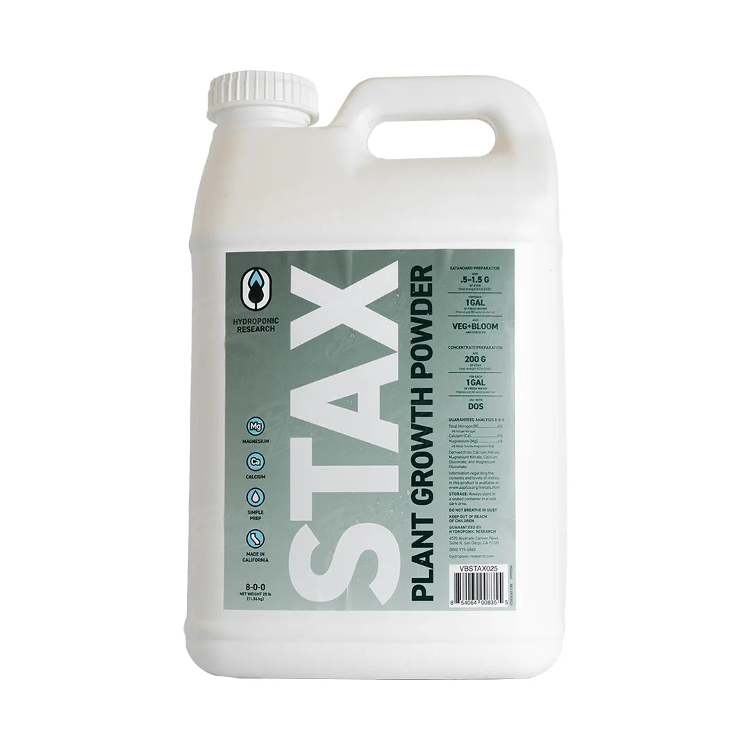 STAX Suplemento Para Vegetación Promueve El Crecimiento De Hojas Y Tallos Fuertes Y Sanos