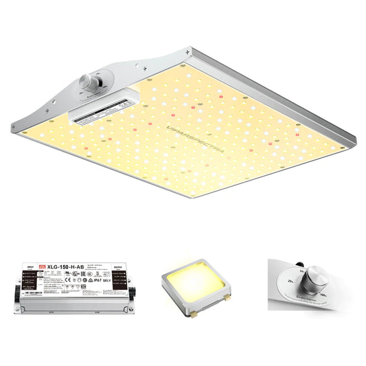 VIPARSPECTRA XS1000 Lampara de cultivo LED Quantum Board de espectro completo con regulador de potencia 120W.